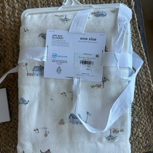 NWT - Carters 4 Baby Blankets with Cute Prints